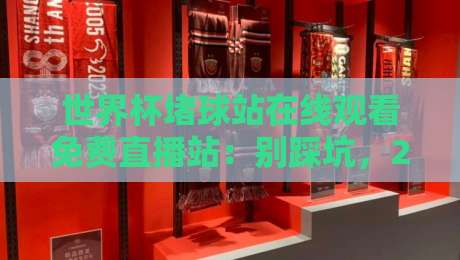 世界杯堵球站在线观看免费直播站：别踩坑，2026年这些风险你必须知道