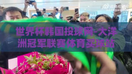 世界杯韩国投球网-大洋洲冠军联赛体育买球站：2026年亚洲与大洋洲足球的碰撞
