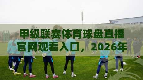 甲级联赛体育球盘直播官网观看入口，2026年最新指南来了！