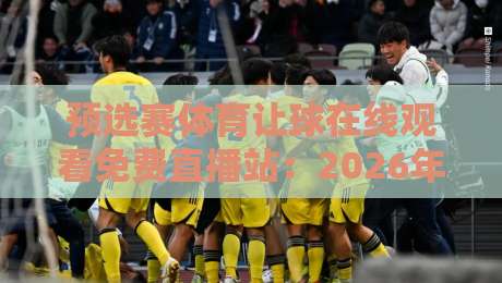 预选赛体育让球在线观看免费直播站：2026年观赛防坑指南与私藏网址