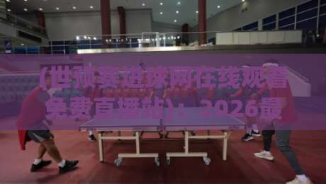 (世预赛进球网在线观看免费直播站):2026最新观赛技巧与避坑指南