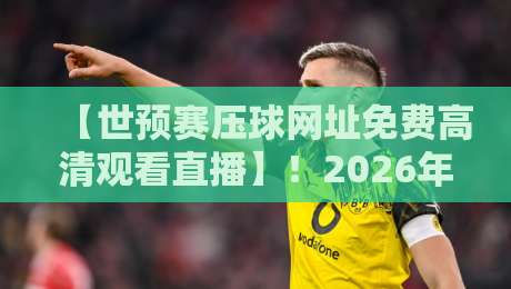 【世预赛压球网址免费高清观看直播】!2026年球迷必备:五大免费高清直播渠道实测对比