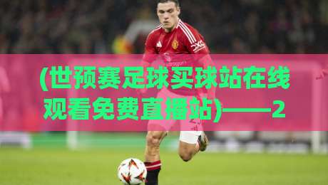 (世预赛足球买球站在线观看免费直播站)——2026年世预赛免费观赛渠道全揭秘