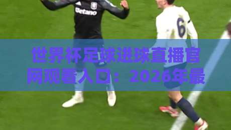 世界杯足球进球直播官网观看入口:2026年最全观赛通道盘点(附避坑指南)