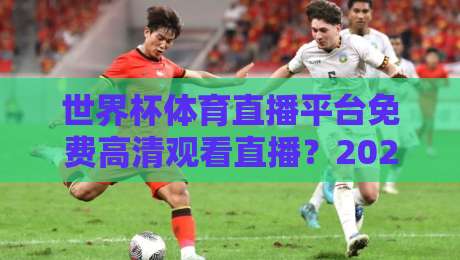 世界杯体育直播平台免费高清观看直播?2026年这些渠道让你零成本畅享盛宴!