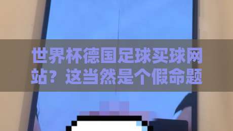 世界杯德国足球买球网站？这当然是个假命题（我们聊聊真球迷该做的事）