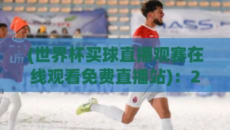 (世界杯买球直播观赛在线观看免费直播站):2026观赛新攻略,这些渠道真香!
